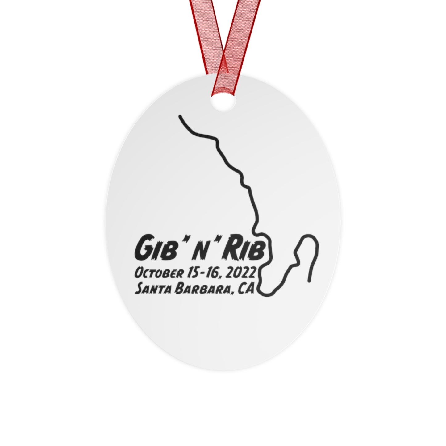 Metal Event Ornament